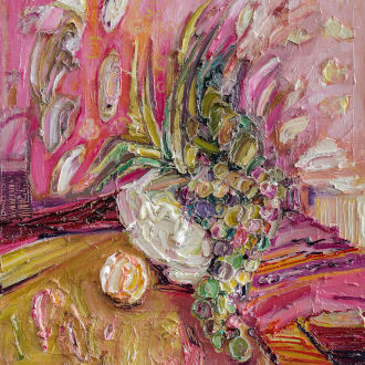 Still life with grapes, 70 cm x 90 cm - Katarzyna Seyfried